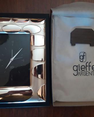 Porta fotografia Gieffe argenti orologio batteria