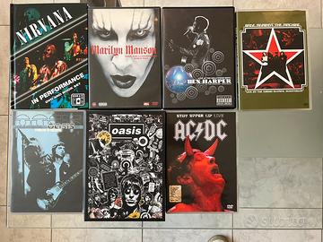 DVD Concerti Live Rock Singoli a 5 Euro l'Uno
