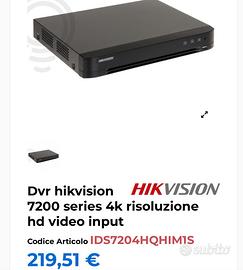 DVR + telecame e monitor
