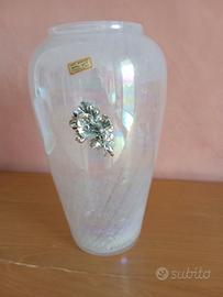 Vaso Arte Kristall Murano Mery