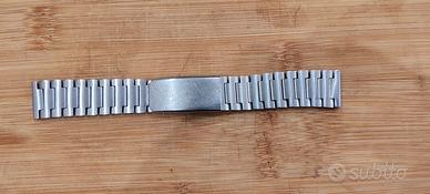 Cinturino acciaio 18 mm fibbia