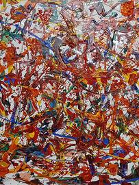 Quadro Informale alla Pollock