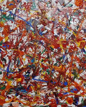 Quadro Informale alla Pollock