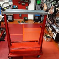 Supporto a carrello per pannelli porta minuterie