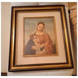 Quadro Madonna con bambino Wald