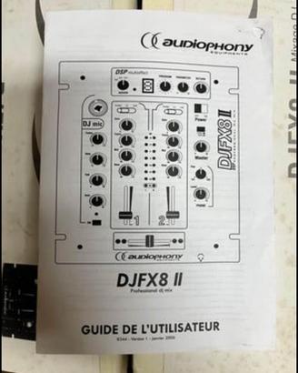 MIXER AUDIOPHONY 2 CANALI