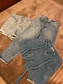 2 shorts + 1 Jeans Calliope Taglia XS