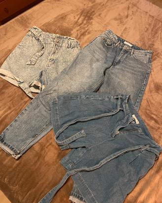 2 shorts + 1 Jeans Calliope Taglia XS