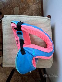 Gilet piscina Swimvest rosa azzurro