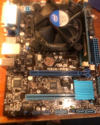 Scheda Madre Asus H61M-Pro CPU i5 quad core ram4gb