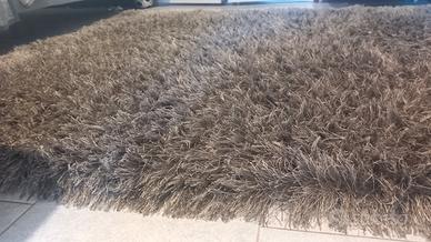 tappeto 160×230 a pelo lungo grigio 