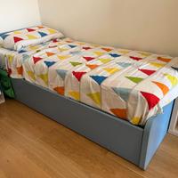 letto singolo con secondo letto estraibile - avio