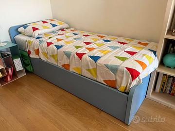 letto singolo con secondo letto estraibile - avio