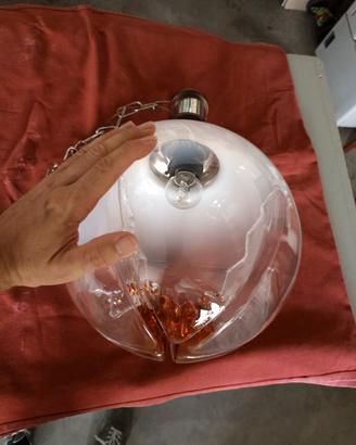lampadario Mazzega sospensione  anni 70
