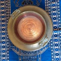 antico braciere in rame e ottone 