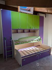 cameretta bimbi moretti compact usata