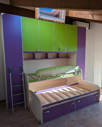 cameretta bimbi moretti compact usata