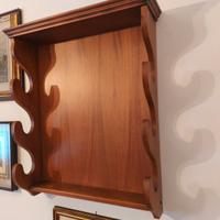 Mobile parete porta-fucili in legno massello