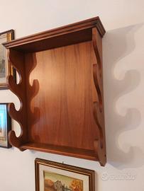 Mobile parete porta-fucili in legno massello