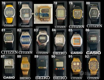 LOTTO N6 Casio Citizen Seiko (orologi vintage)