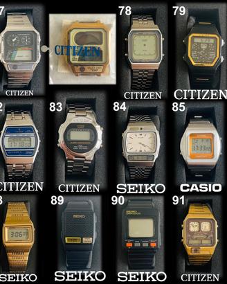 LOTTO N6 Casio Citizen Seiko (orologi vintage)