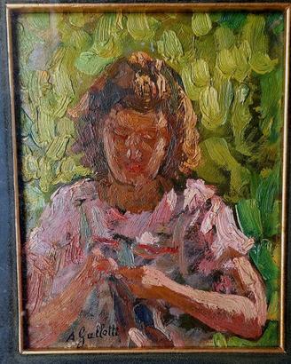 Olio su tela di Alessandro Gallotti 1879 -1961