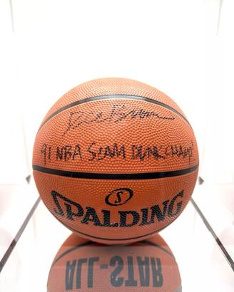 Pallone Spalding autografato Dee Brown con COA Bec