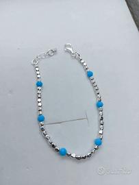 bracciale in argento 925 turchese 