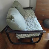 Divano due posti in Bamboo vintage 