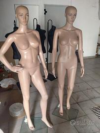 manichino donna  e mezzo busto