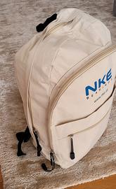 Zaino avorio no name per scuola e sport