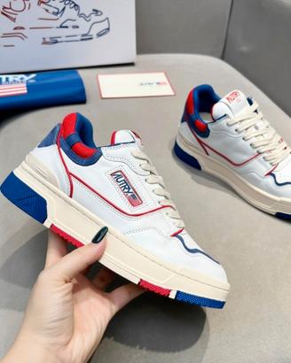 Autry CLC Low Rosso-blu  40