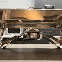 Scaldavivande placcato argento