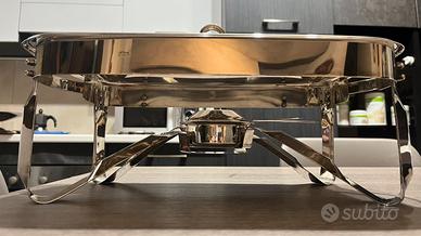 Scaldavivande placcato argento