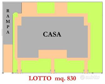 Terreno di 830 m² a Cesenatico