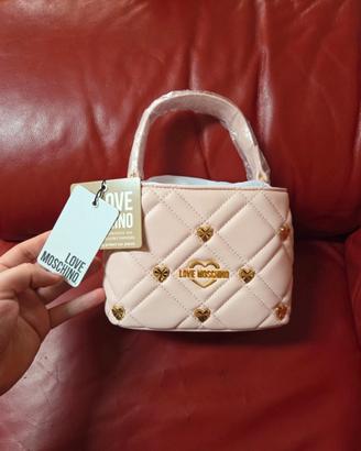 borsa moschino rosa
