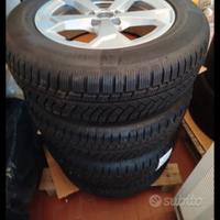 cerchi audi Q3 17 pollici e 4 gomme invernali 