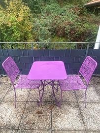 Westwing tavolino e sedie da esterno