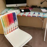 Scrivania cameretta + sedia girevole