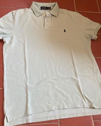 polo Polo Ralph Lauren, color acquamarinavintage t