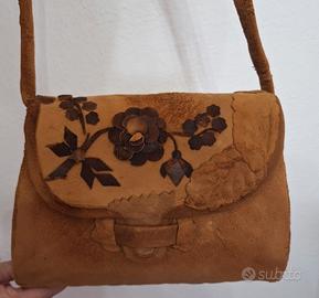 Borsa in pelle di fungo (muskin) artigianale 