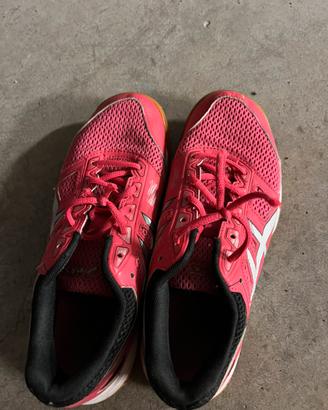 Scarpe rosa sport volley pallavolo ASICS