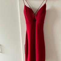 vestito rosso elegante