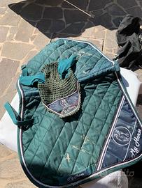 Sottosella doppio pony con cuffietta