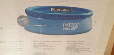 piscina gonfiabile  piu pompa filtro 