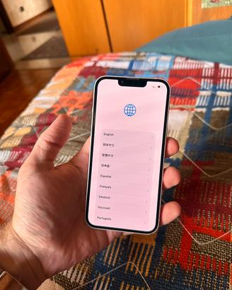 Apple iPhone 13 bianco batteria nuova bloccato