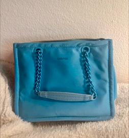 Borsa a mano Carpisa  azzurra pochette tote