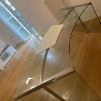 Scrivania vetro Gallotti e Radice