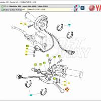Leva frizione Yamaha TT600R 5CHH39121000