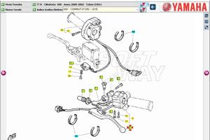 Leva frizione Yamaha TT600R 5CHH39121000